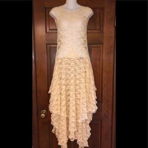 Free People BoHo Lace Dress Size Small